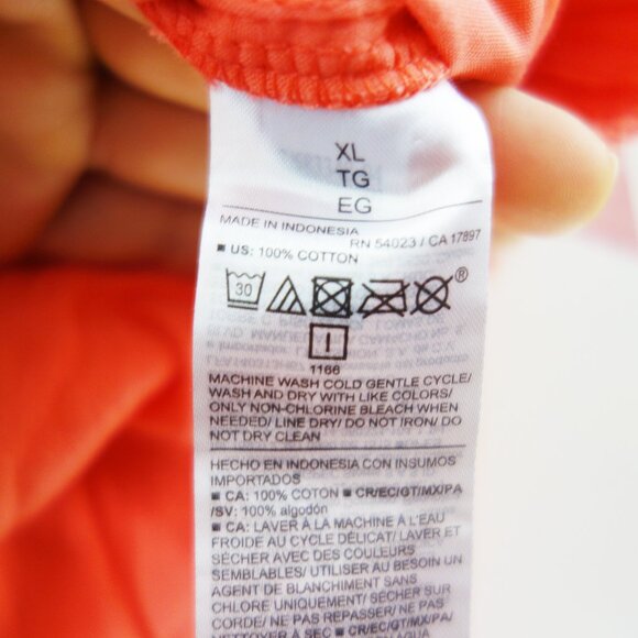 Old Navy High-Waisted Crinkle Gauze Super Wide-Leg Pants in Coral (XL) NWT! - Picture 12 of 12